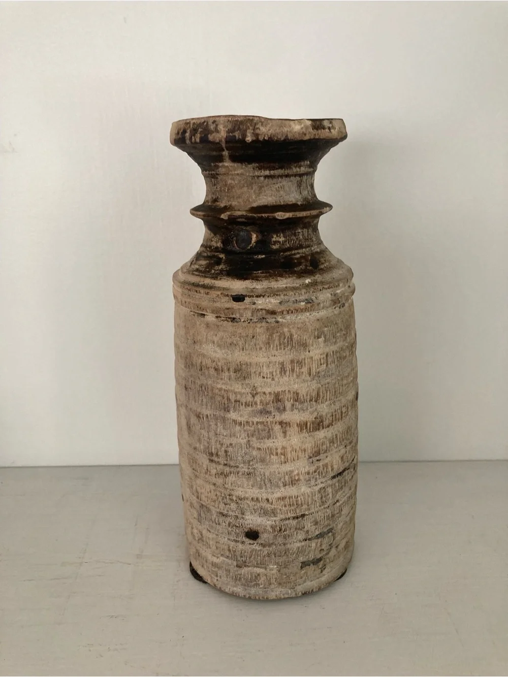 Reclaimed Wooden Water Pot - Picture 4 of 10